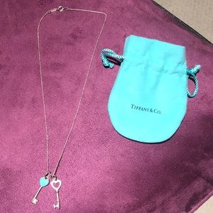 Tiffany & Co heart key necklace